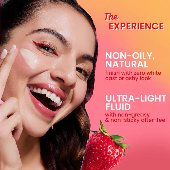 strawberry Dew Tinted Sunscreen, In-Vivo Tested SPF 50+ PA++++